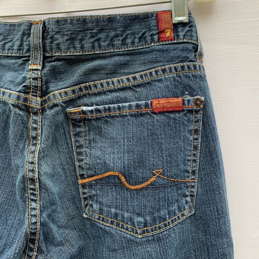 7 For All Mankind Blue Jeans Denim Women 28. E11 - Picture 3 of 8